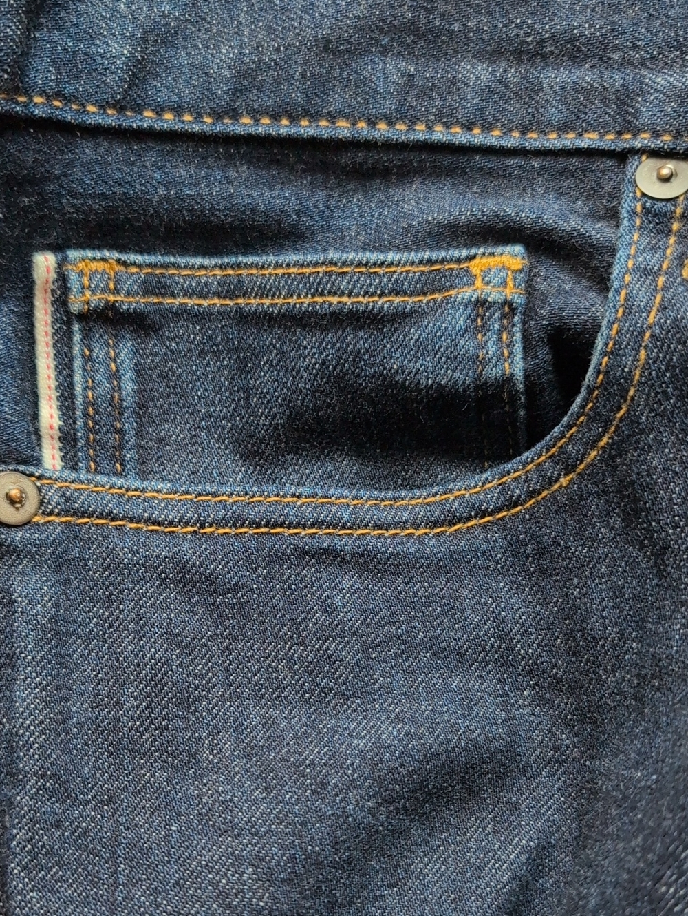 Hiroshi KatoThe Pen Slim 14-Ounce Stretch Selvedge Jeans Indigo Raw Size 32 EUC - Picture 16 of 16